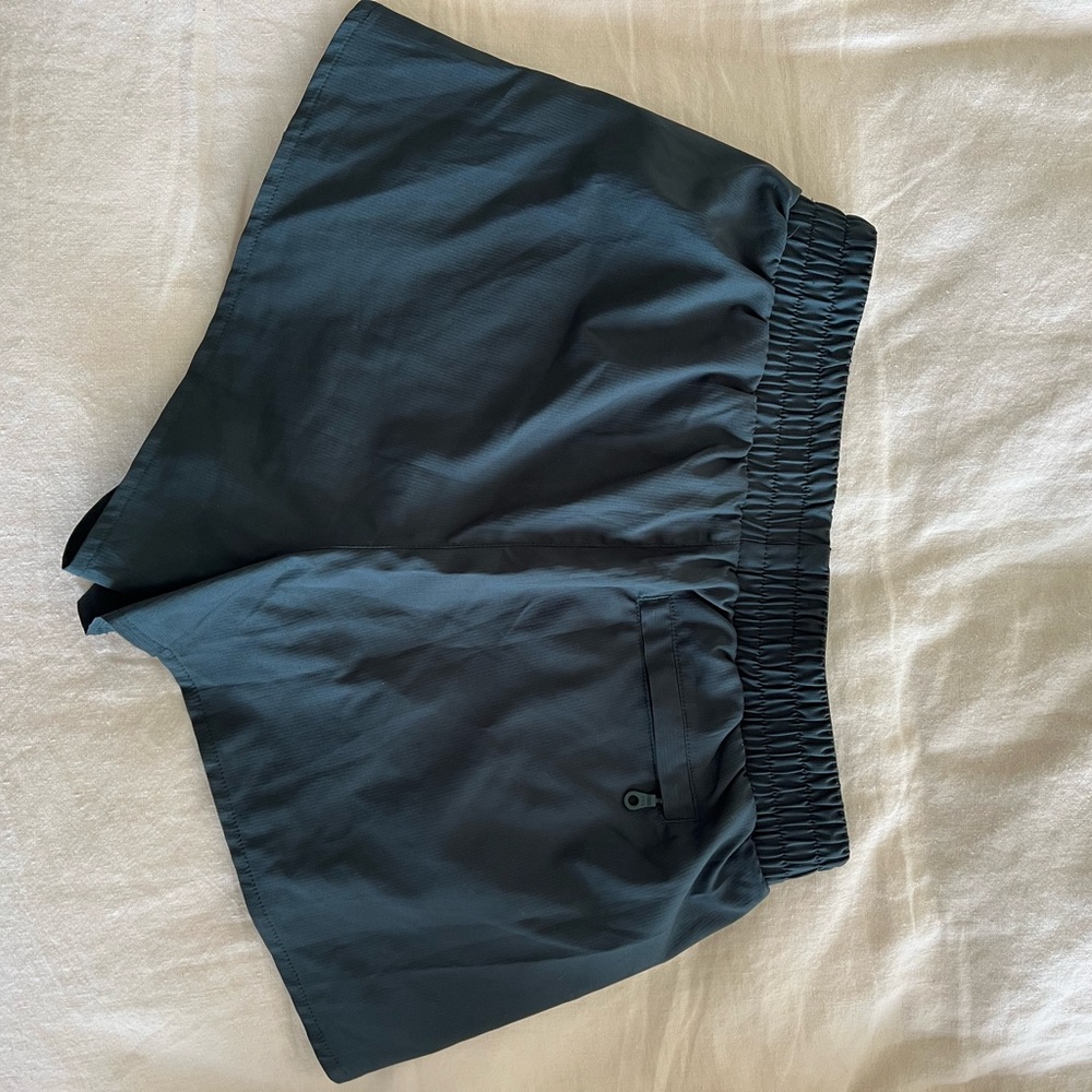 Girlfriend Collective Dark Green Athletic Shorts